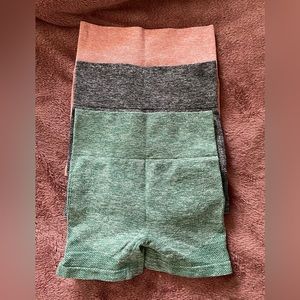 3 piece Women's Workout Shorts